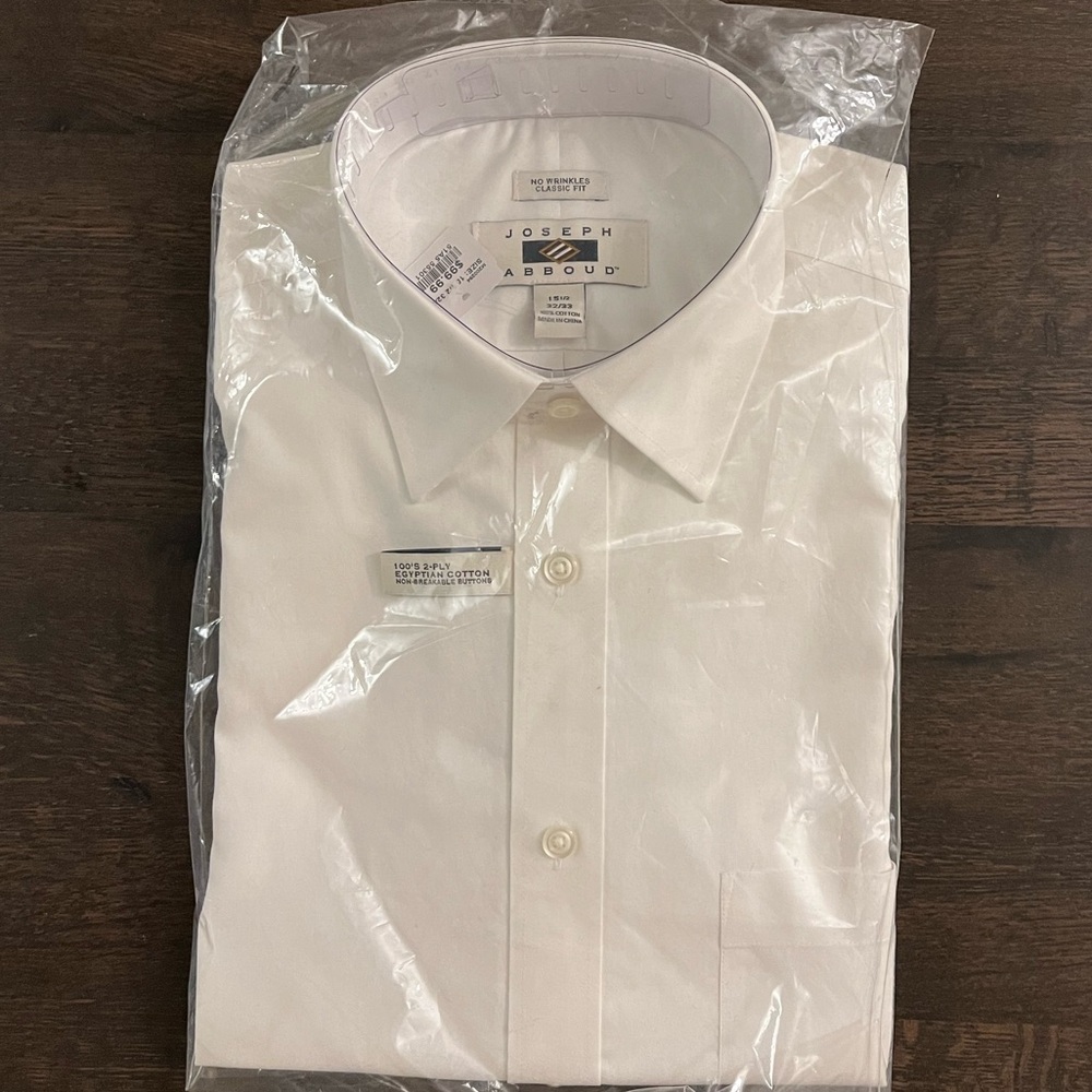 Joseph Abboud 15 1/2 Classic Fit Long Sleeve Button-Down Shirt